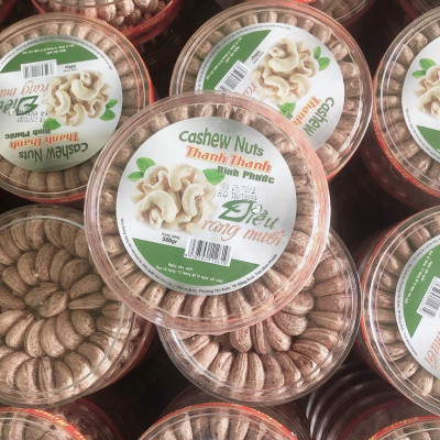 Hạt Điều Rang Muối Bình Phước Nguyên Hạt Size A Cồ - Hàng Loại 1 ( 01 kg-2 hộp)