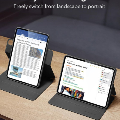 Bao Da dành cho iPad Air 6 13 inch 2024 ESR Rebound Hybrid Case 360 - Hàng Chính Hãng