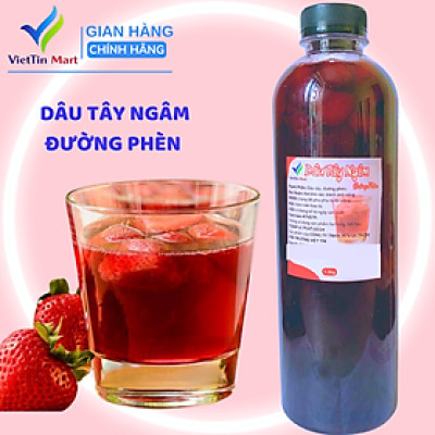 Dâu Tây Ngâm Đường Phèn 1.3kg VietTin Mart