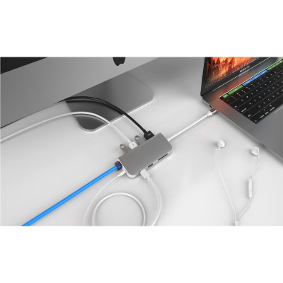 Cổng chuyển HyperDrive Power 9-in-1 USB-C Hub cho iPhone, Macbook, Ultrabook, USB-C Devices - HD30F - Hàng Chính Hãng