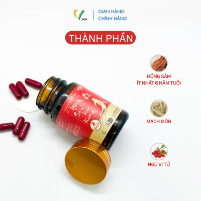 [Combo 2 lọ 30 viên] TPBVSK HỒNG SÂM KIỆN KHANG - Hỗ trợ tăng cường sức đề kháng, giảm mệt mỏi, tăng cường sức khỏe