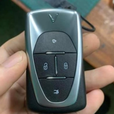 Bao Da Chìa Khóa Ô Tô Handmade Vinfast E34 VF8 VF9 VF6 da bò thật - hãng chính hãng