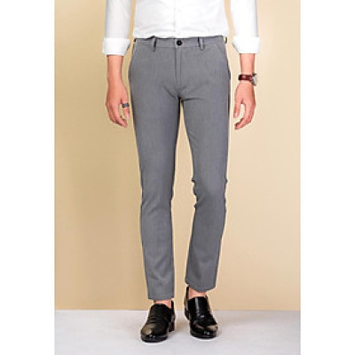 Quần Tây Nam TITISHOP QTN159 Xám cotton