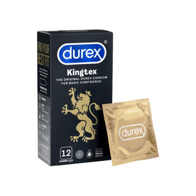 Bao Cao Su Durex Kingtex (Hộp 12 Cái)