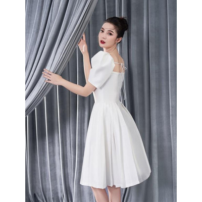 Đầm dự tiệc Mina thiết kế dáng xoè xếp ly chất liệu Taffeta sang trọng - MN214
