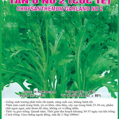 Hạt giống rau tần ô - cải cúc VTS134