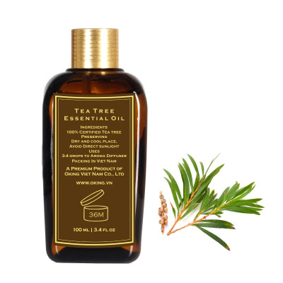 Tinh dầu tràm trà nguyên chất OKING 100ml (Teatree) 