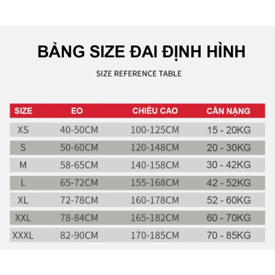 Đai Định Hình Nam Nữ Hỗ Trợ Cải Thiện Vùng Lưng Sportslink