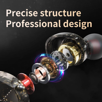 Tai nghe thể thao có dây 3,5mm nhét trong tai có micrô