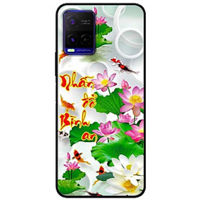 Ốp lưng dành cho Vivo Y21 - Vivo Y21s mẫu Thư Pháp Nhẫn Bình An