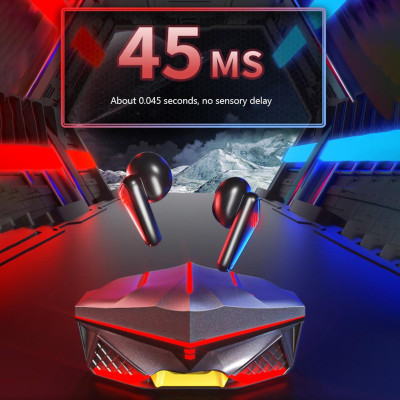 CINCATDY Tai Nghe Bluetooth V5.0 Earbuds Gaming Headphone True Wireless Headset K-98 - Hàng Chính Hãng