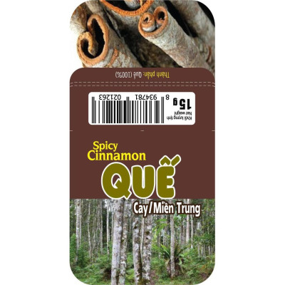 Quế Cay (Miền Trung) Ông Chà Và 15gr - Hộp Giấy