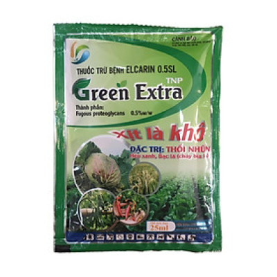 Chế phẩm sinh học trừ bệnh thối nhũn Green Extra - Xịt là khô giúp kháng và trừ bệnh Thán thư - Héo xanh - Cháy lá