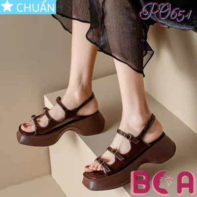 Sandal bánh mì nữ 4 phân RO651 ROSATA tại BCASHOP thiết kế trẻ trung, năng động và độc đáo thể hiện cá tính cô nàng