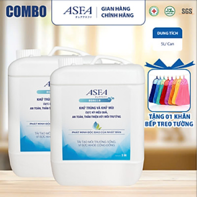 [Combo 2 Can] Nước khử mùi kháng khuẩn ASFA HORECA 5 lít