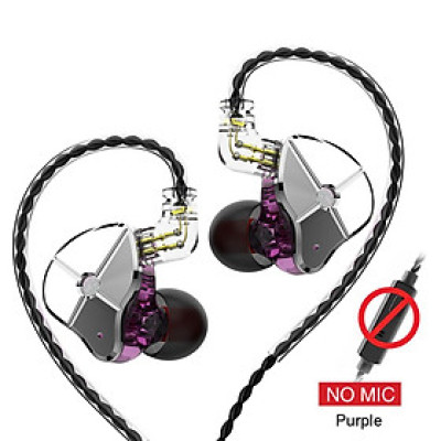 Tai nghe kết hợp với Mic HIFI Màn hình DJ nhét tai thể thao có 2 chân 0,75mm TRN ST1 1DD 1BA có mic