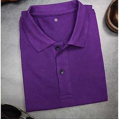 Áo Thun Cá Sấu Nam  Nữ Thời Trang Cao Cấp 40kg-80kg .Màu tím