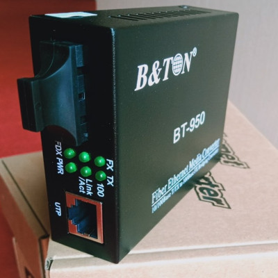 Convector media 2 sợi SC- BTON -10/100M -25km mã BT-950SM-25 . Hàng chính hãng