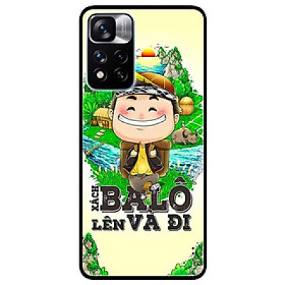 Ốp lưng dành cho Xiaomi Redmi Note 11 Pro 5G ( Bản Nội Địa ) mẫu Xách Balo Lên Nam