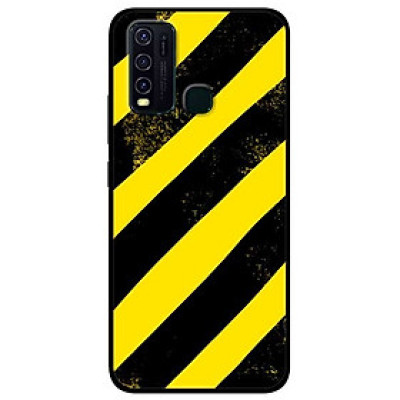 Ốp lưng dành cho Vivo Y30 mẫu Sọc Vàng Đen