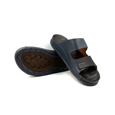 Dép Quai Ngang Nam Da Bò Nappa Cao Cấp Tomoyo TMD30304