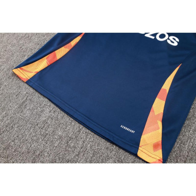 Bộ Quần Áo Thể Thao Nỉ Manchester United - Xanh Cam bản nhập Trung cao cấp