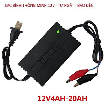 Sạc Ắc Quy Xe Máy 12V – Tự Ngắt Khi Đầy, Kéo Dài Tuổi Thọ Bình, ĐÈN ỐP TRẦN
