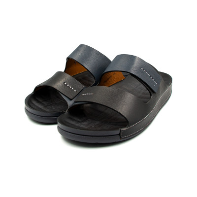 Dép Quai Ngang Nam Da Bò Nappa Cao Cấp Tomoyo TMD30304