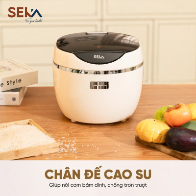 Nội Cơm Điện Tách Đường SEKA SK1009 (Model 2024) - Dung Tích 1,8L, Lòng Nồi inox, Hàng Chính Hãng