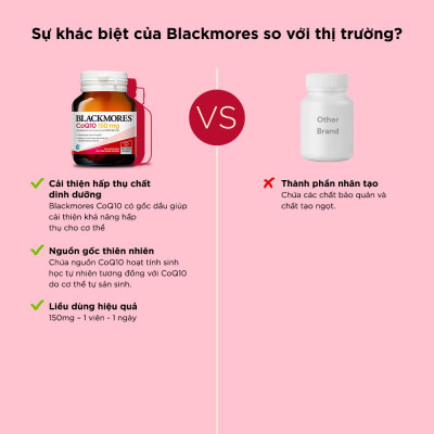 Viên uống Blackmores hỗ trợ duy trì sức khỏe tim chai 30 viên