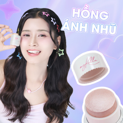 Má Thạch Highlighter Bắt Sáng SPARKLE Mềm Mịn, Hồng Ánh Nhũ Lấp Lánh