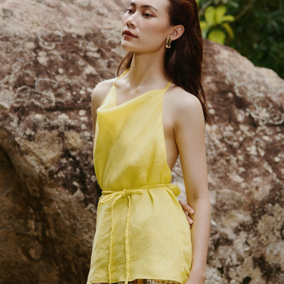 Áo Yếm Linen Kim Tước TOP232 thời trang thiết kế Hity