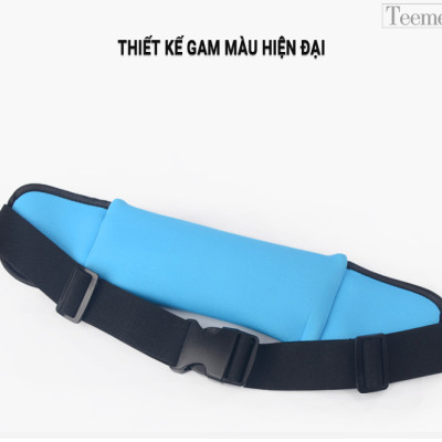 Túi Đeo Bụng Chạy Bộ Chống Nước Teement TM01, Đai Đeo Điện Thoại Chạy Bộ, Túi Đeo Hông Chạy Bộ Phản Quang -hàng Chính Hãng
