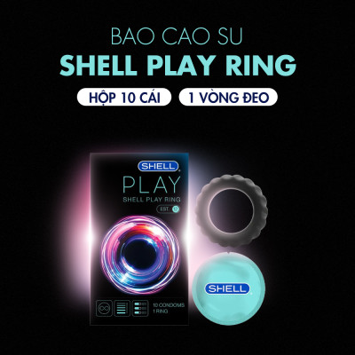 Bao cao su Shell Play Ring - Tổng hợp 6 tính năng + 1 Play Box Ring | SHELL CHÍNH HÃNG