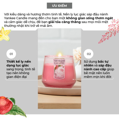 Nến Ly Lục Giác Sáp Đậu Nành 284gram từ Yankee Candle - Alfresco Afternoon
