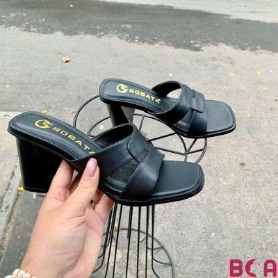 [TÔN DÁNG - KHÔNG ĐAU CHÂN] Giày Nữ Thoải Mái Đi Làm Cao 7cm RO724 ROSATA tại BCASHOP