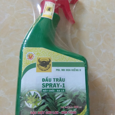 Phân bón đầu trâu dạng xịt SPRAY 1 chuyên cho hoa nảy chồi ra lá