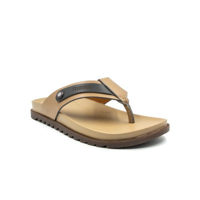 Dép Xỏ Ngón Tomoyo Da Bò Thật Đế Rãnh Chống Trượt TMD316