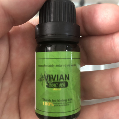 Tinh dầu bạc hà thiên nhiên Vivian có kiểm định chất lượng 10 ml