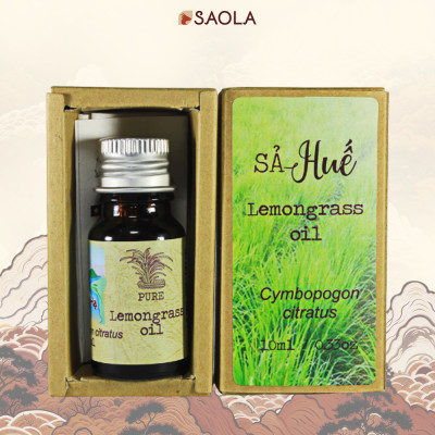Tinh dầu Sả Huế thương hiệu Làng Hạ 30ml: Dùng để xông phòng, làm sạch không khí, xua đuổi côn trùng