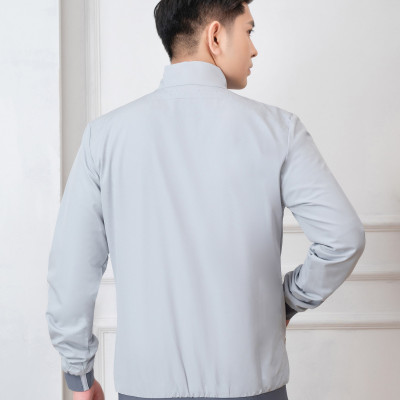 Áo khoác golf nam 2 lớp Aligro màu ghi AK2G.3