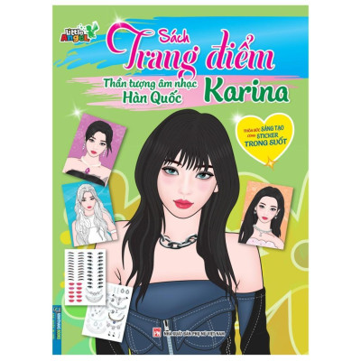 Sách - Trang Điểm Thần Tượng Âm Nhạc Hàn Quốc - Thỏa Súc Sáng Tạo Cùng Sticker Trong Suốt - Combo 6 Cuốn - Minh Thắng
