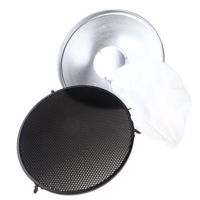 Tản sáng Godox Beauty Dish AD-S3 với Grid AD-S4  dành cho WITSTRO Speedlite Flash AD180 AD360 AD200