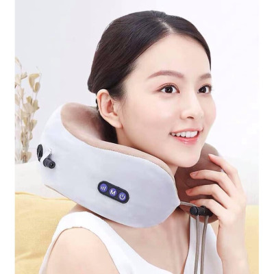 Gối Massage Cổ Thư Giãn, Gối Ngủ Văn Phòng , Gối Đi Du Lịch Chữ U Hàng Cao Cấp - Chính Hãng 