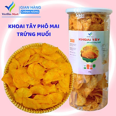 Khoai Tây Lắc Trứng Muối Phomai Viettin Mart 200G