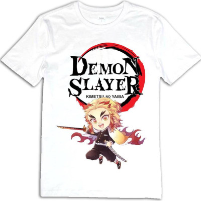 Áo phông hình chibi Kimetsu no Yaiba Viêm Trụ Rengoku Kyoujurou