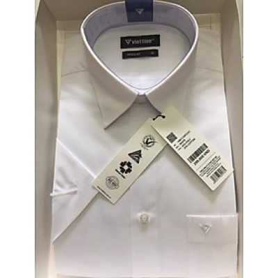 Áo sơ mi trắng ngắn tay 