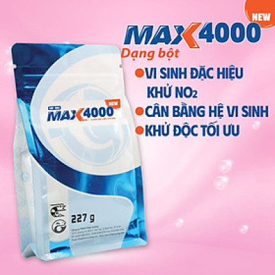 MAX 4000 NEW - Giảm khí độc NO2, NH3, H2S