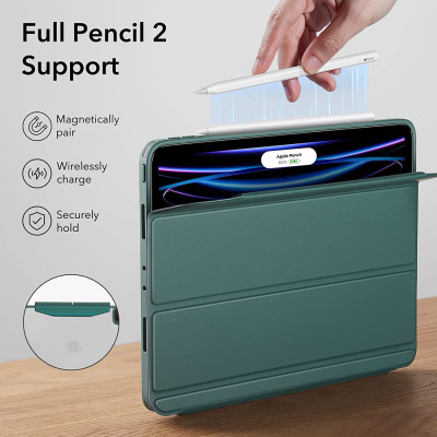 Bao Da dành cho iPad Pro 11 inch 2022/2021 ESR Ascend Hybrid Trifold Case - Hàng Chính Hãng
