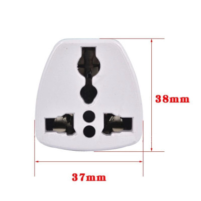 Phích Cắm Chuyển Đổi Ổ Cắm Từ 3 Chân Sang 2 Chân Dẹt, Tiện Dụng, Tiêu Chuẩn US - JP - Đài. TakyHome 8601-3chan